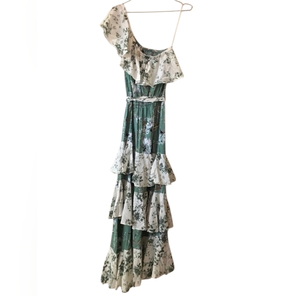 MISA Faena Floral-print Ruffle-trimmed Maxi Dress - Picture 4 of 8